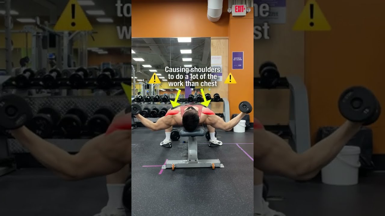 ❌ Dumbbell Fly Mistake (STOP DOING THIS!)