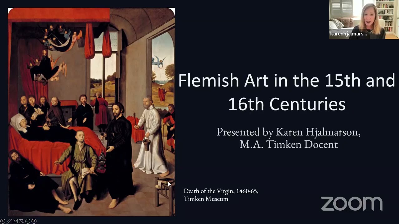 Free Virtual Talk: The Flemish School: Artists Active in Flanders During the 15th and 16th Centuries