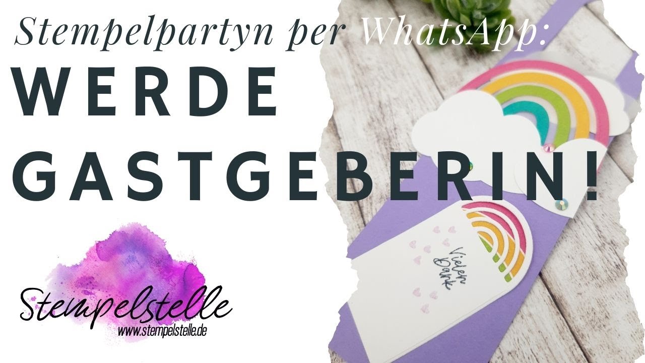 Werde GastgeberIn einer Stempelparty per WhatsApp!