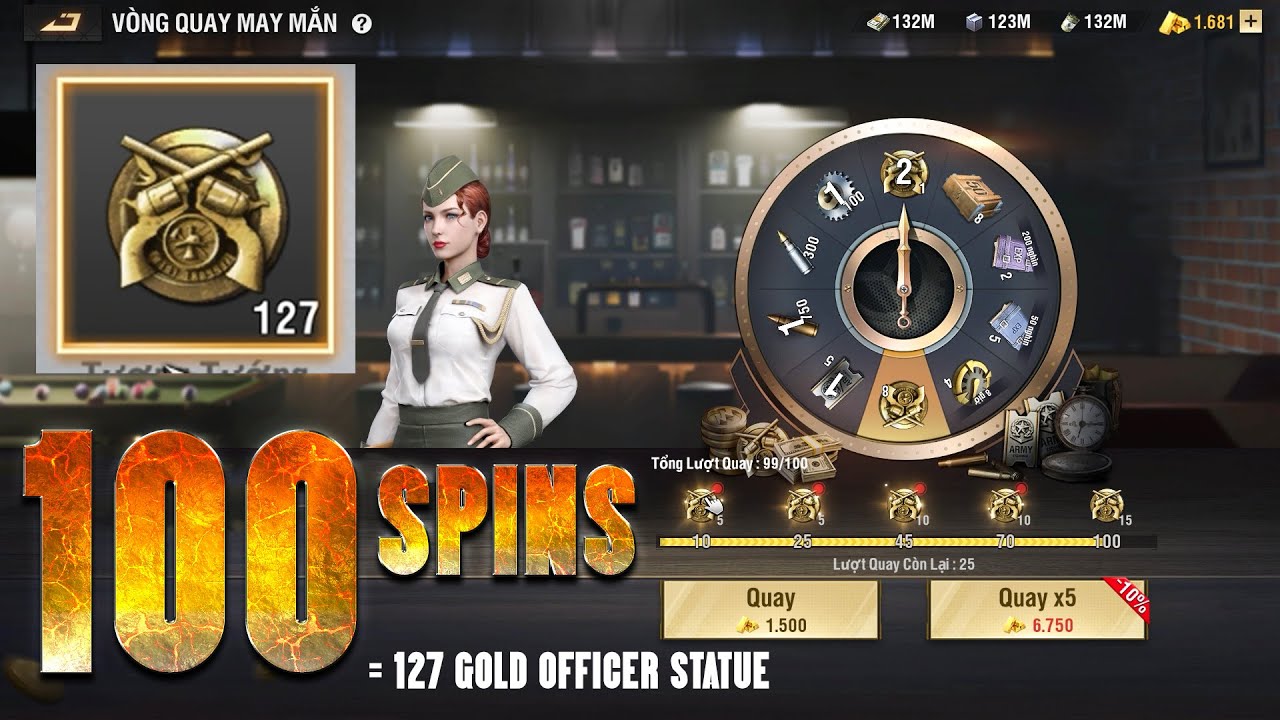 WARPATH 100 Lượt Vòng Quay May Mắn Được 127 TƯỢNG TƯỚNG VÀNG ?