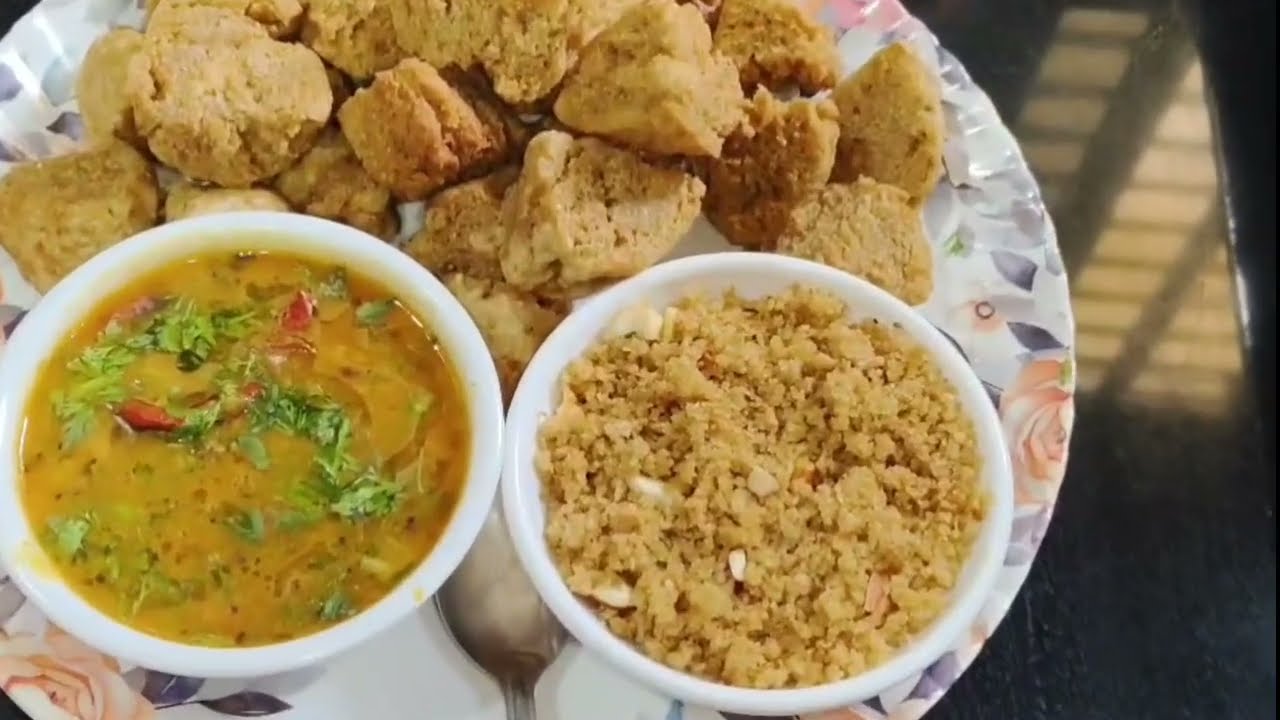 घडीची बट्टी आणि चविष्ट वरण | ghadichi batti ani वरण | Dal Batti churma | dal batti | phodniche varan