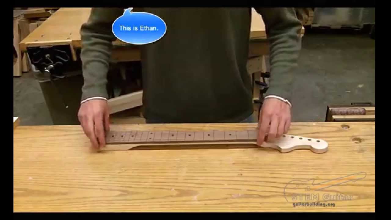 2015 Rounded Heel Neck and fretboard process for guitarbuilding.org kits