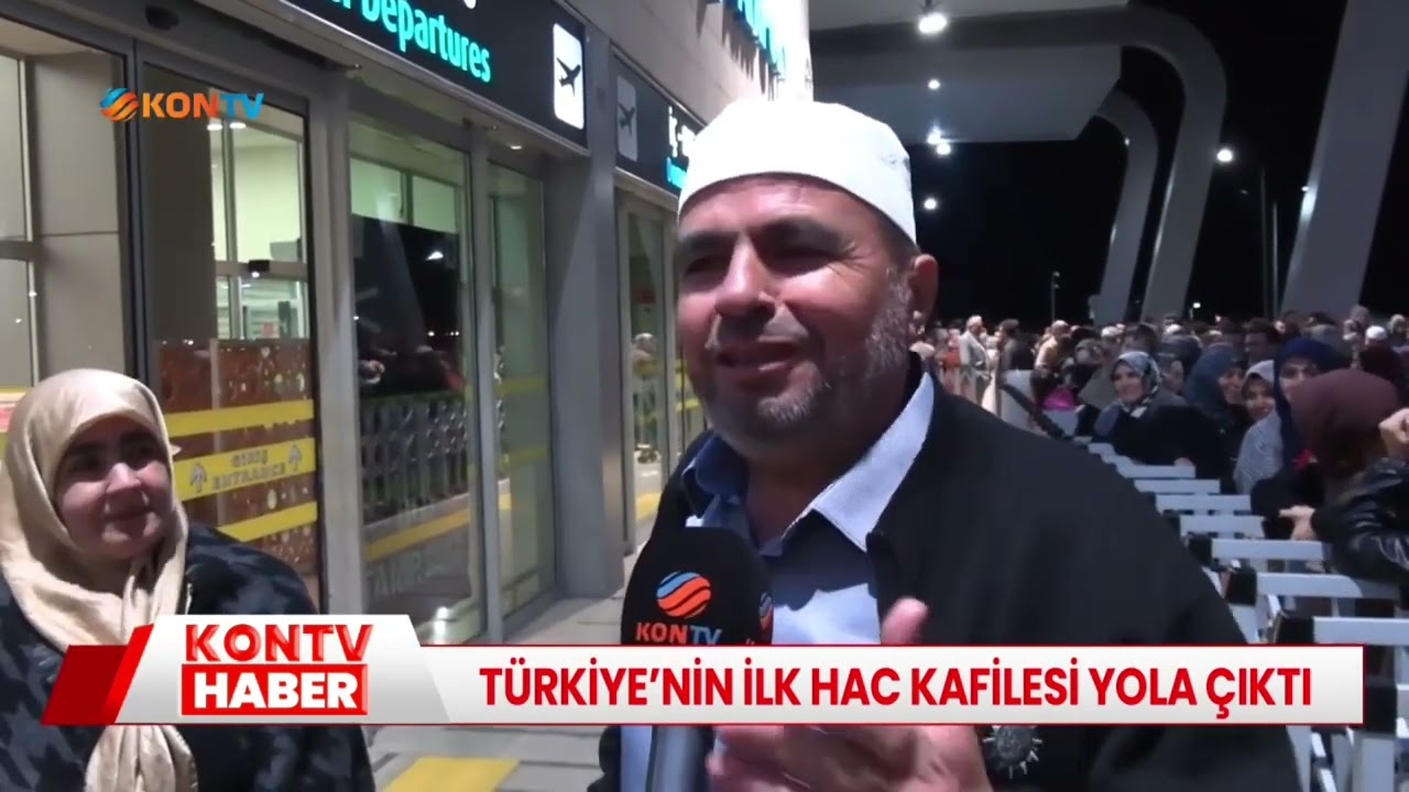 Türkiye’nin ilk hac kafilesi yola çıktı.. Hac 2025