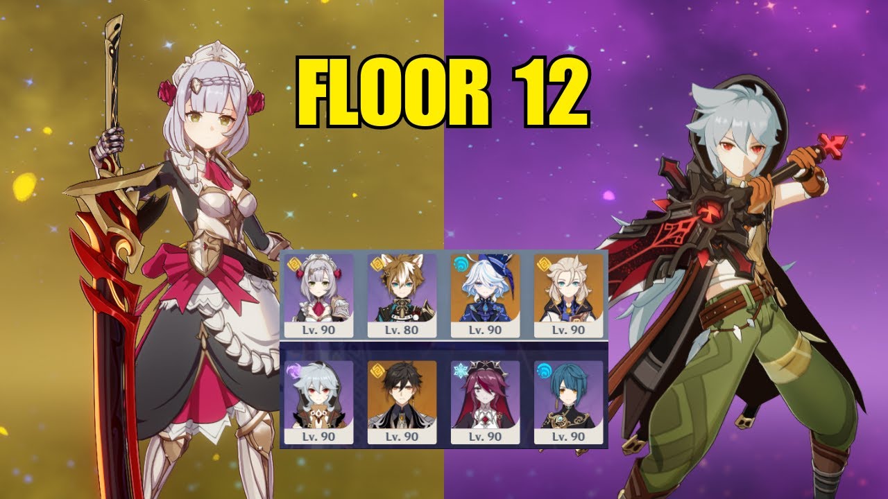 New Spiral Abyss 4.3 Floor 12 with Noelle & Razor Main DPS | Genshin Impact