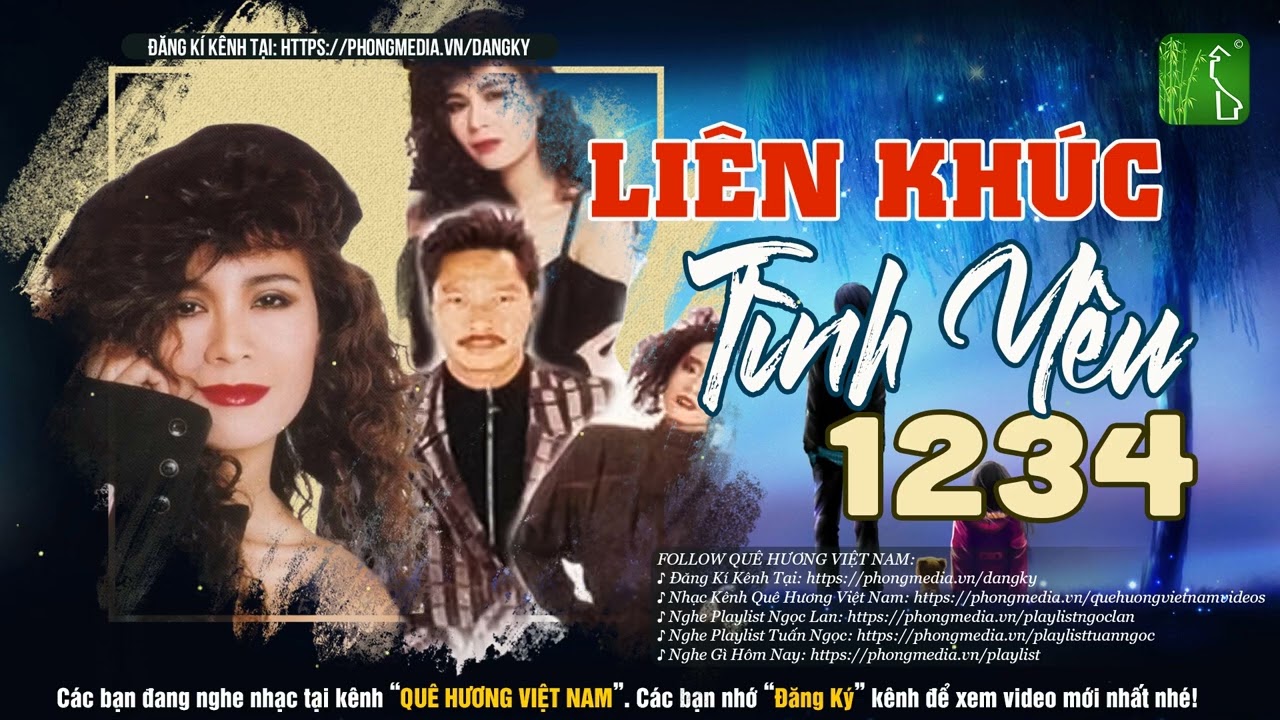 LK Tình Yêu 1 2 3 4 Ngọc Lan, Trung Hành, Kiều Nga - Liên Khúc Tình Yêu Hải Ngoại Sôi Động