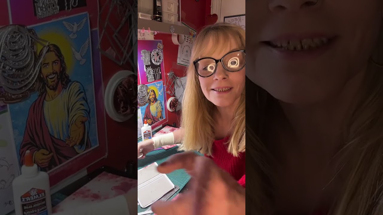 Chatting and crafting for Valentine’s Day gift idea