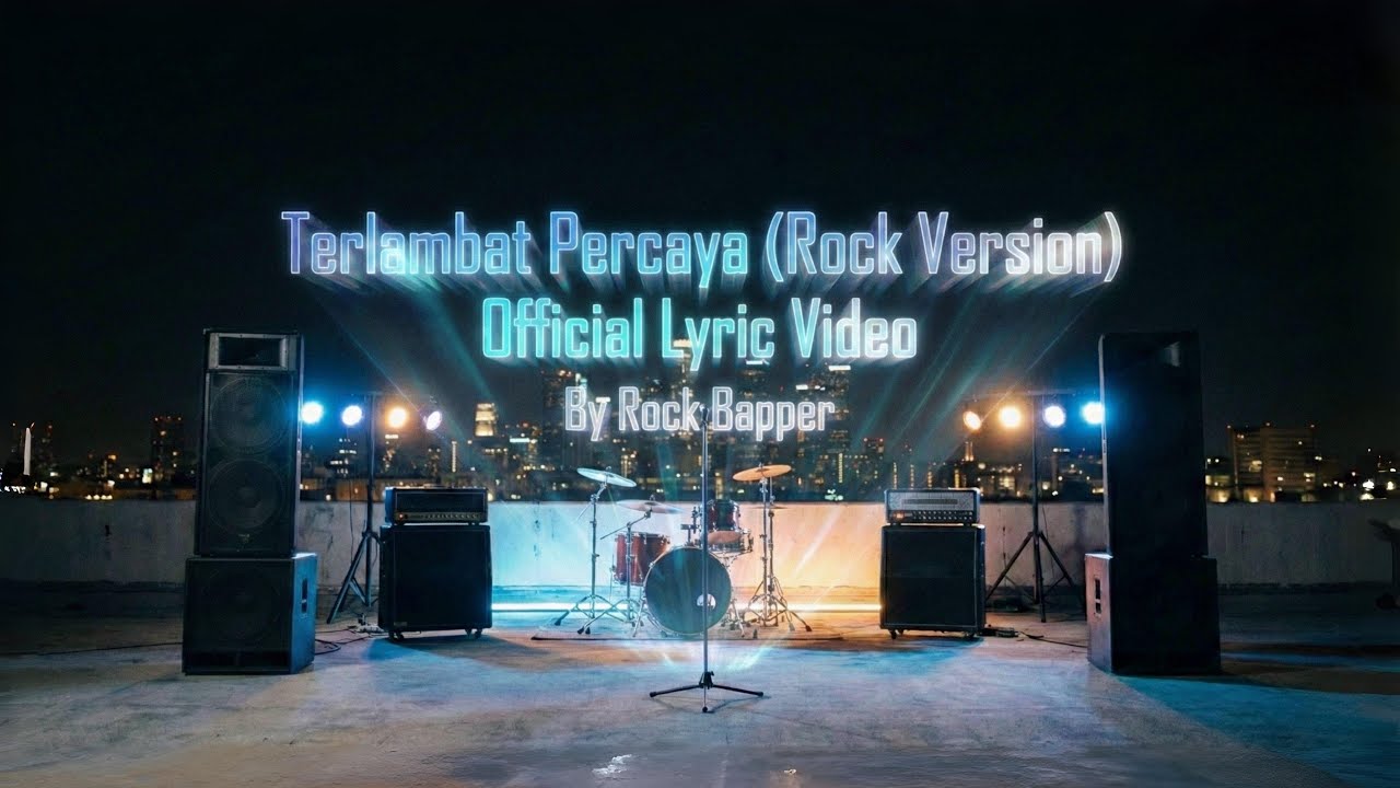 Rock Bapper – Terlambat Percaya (Rock Version | Official Lyric Video)