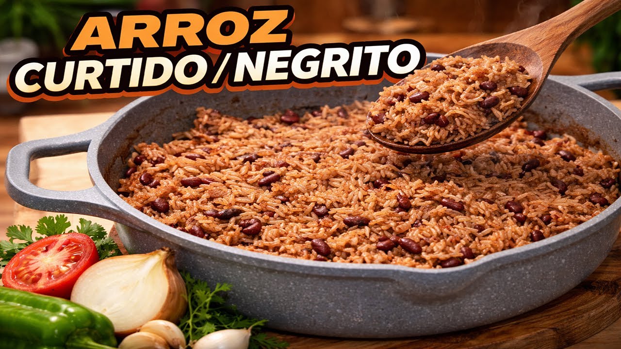 Arroz Curtido (Negrito): Receta Tradicional Fácil y Llena de Sabor