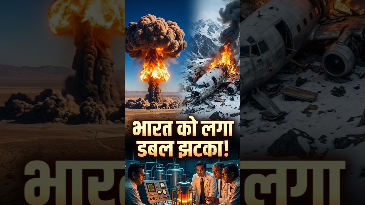 China Nuclear Test Shocked India | Bhabha Plane Crash | India Nuclear Story 😱 #shorts #facts