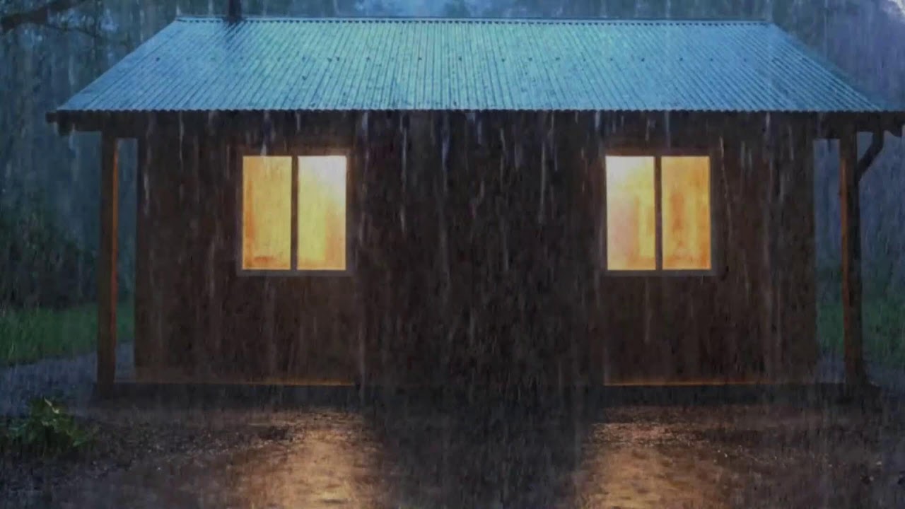 Heavy Rain at Night for Deep Sleep 🌙 | Rain Sounds Only (LIVE)