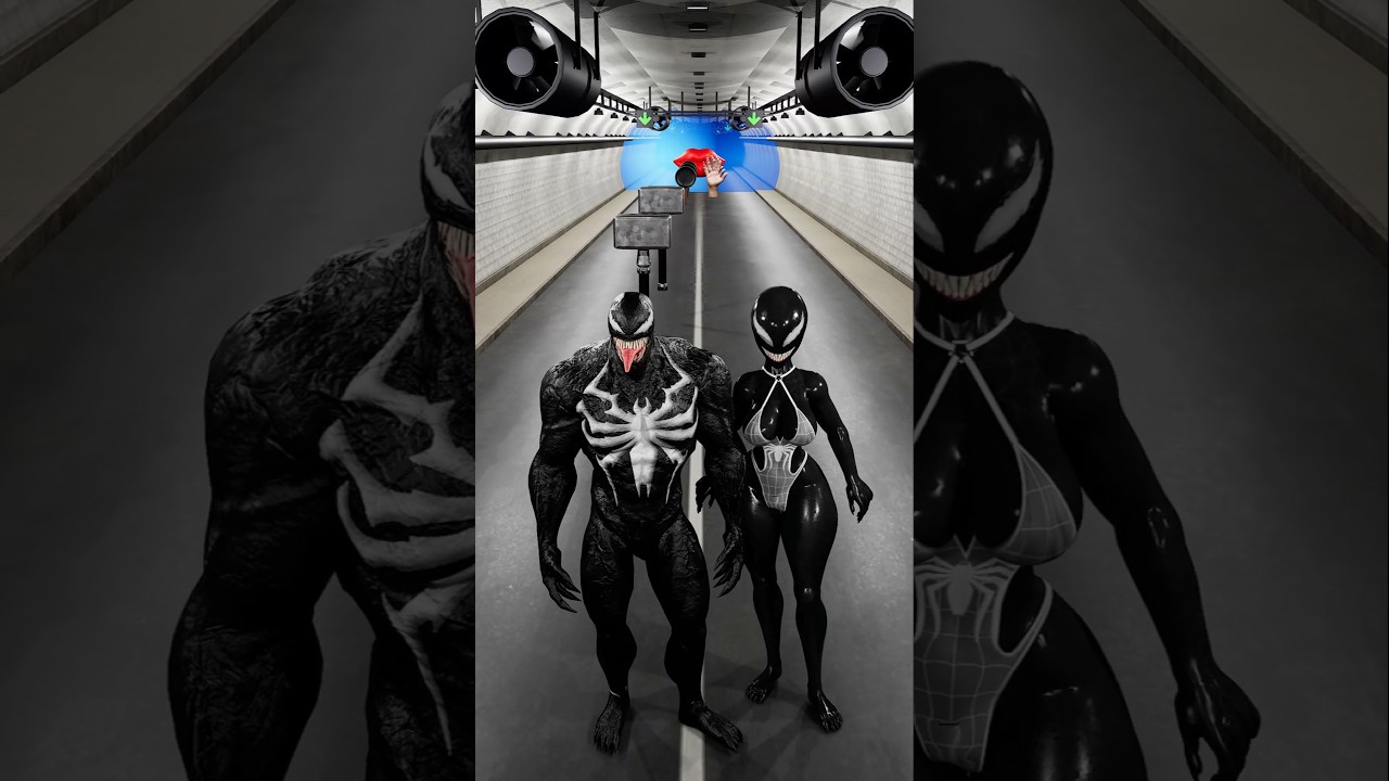 GTA V New Epic Save Run She-Venom vs Venom Funny Challenge! #gta
