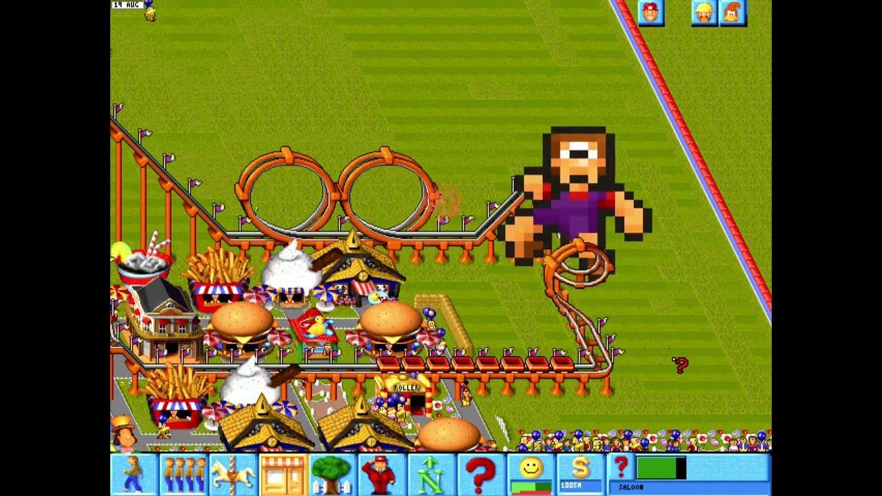 Theme Park (1994) WORLD'S FIRST BILLIONAIRE (probably?) + most revenue in a year challenge! Bullfrog