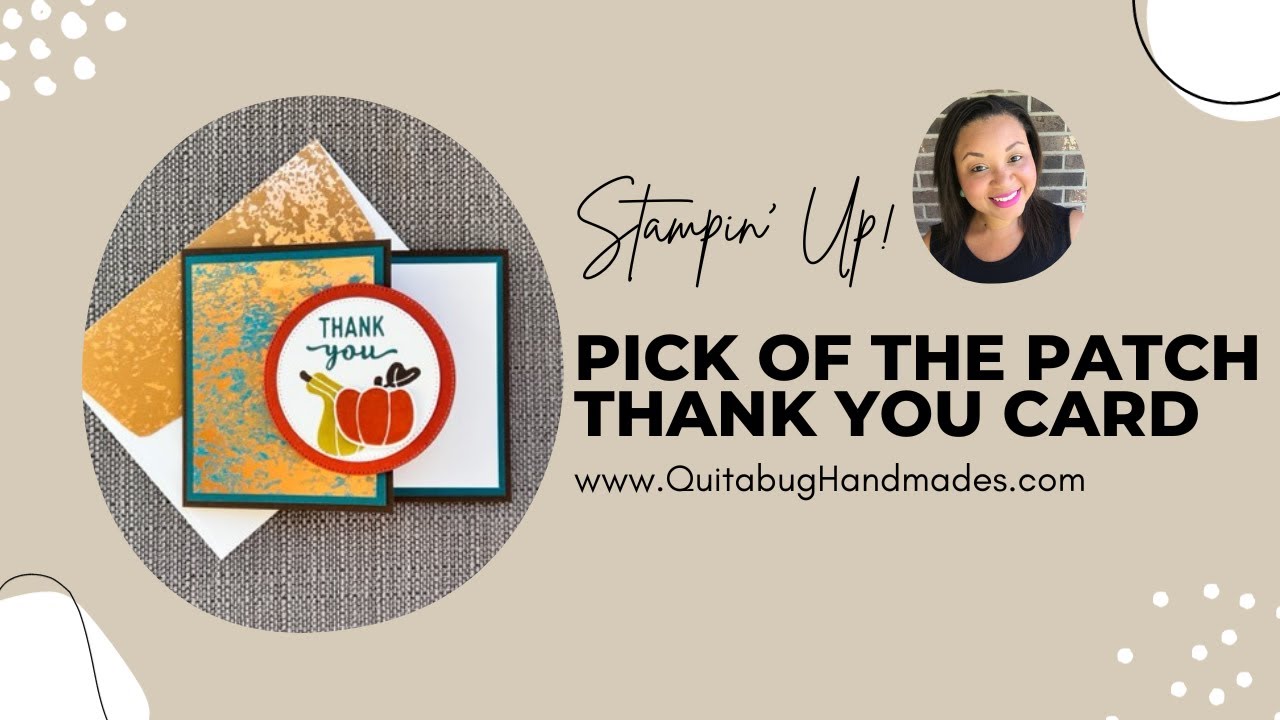 Stampin' Up! Copper Pick of the Patch Simple Fun Fold