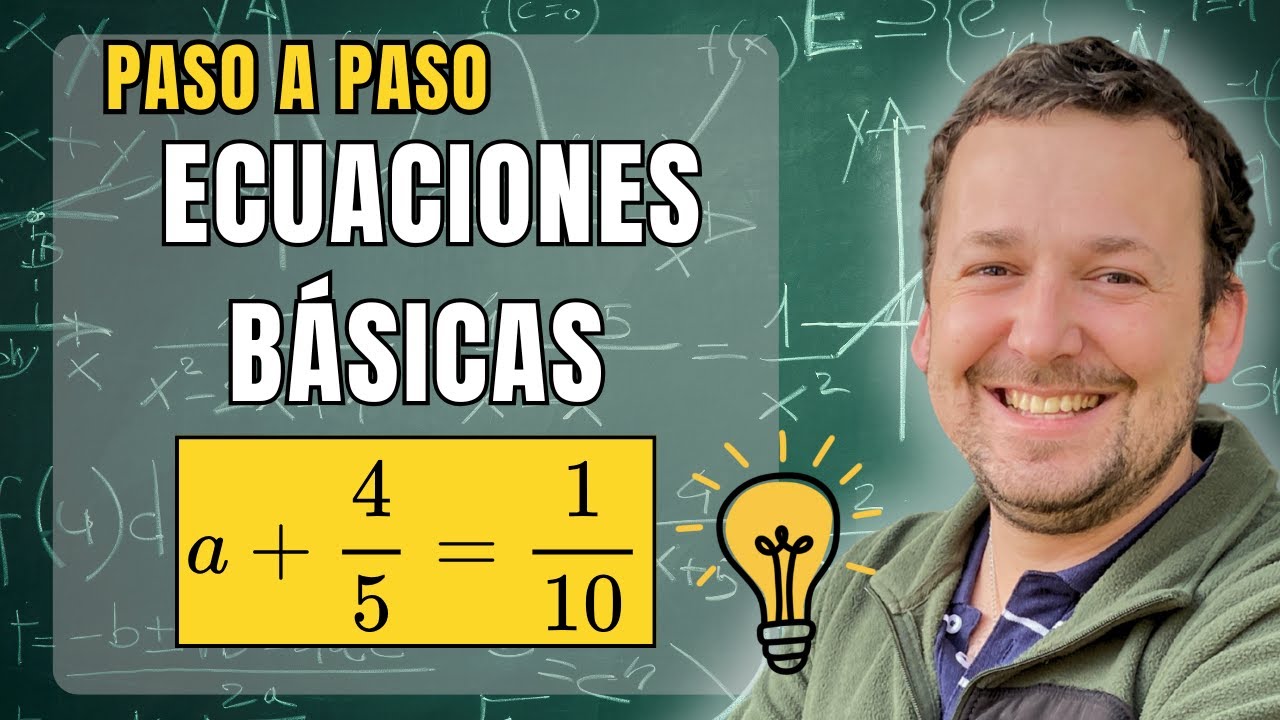 Entiende ecuaciones de una vez por todas ✏️ | Ecuaciones básicas