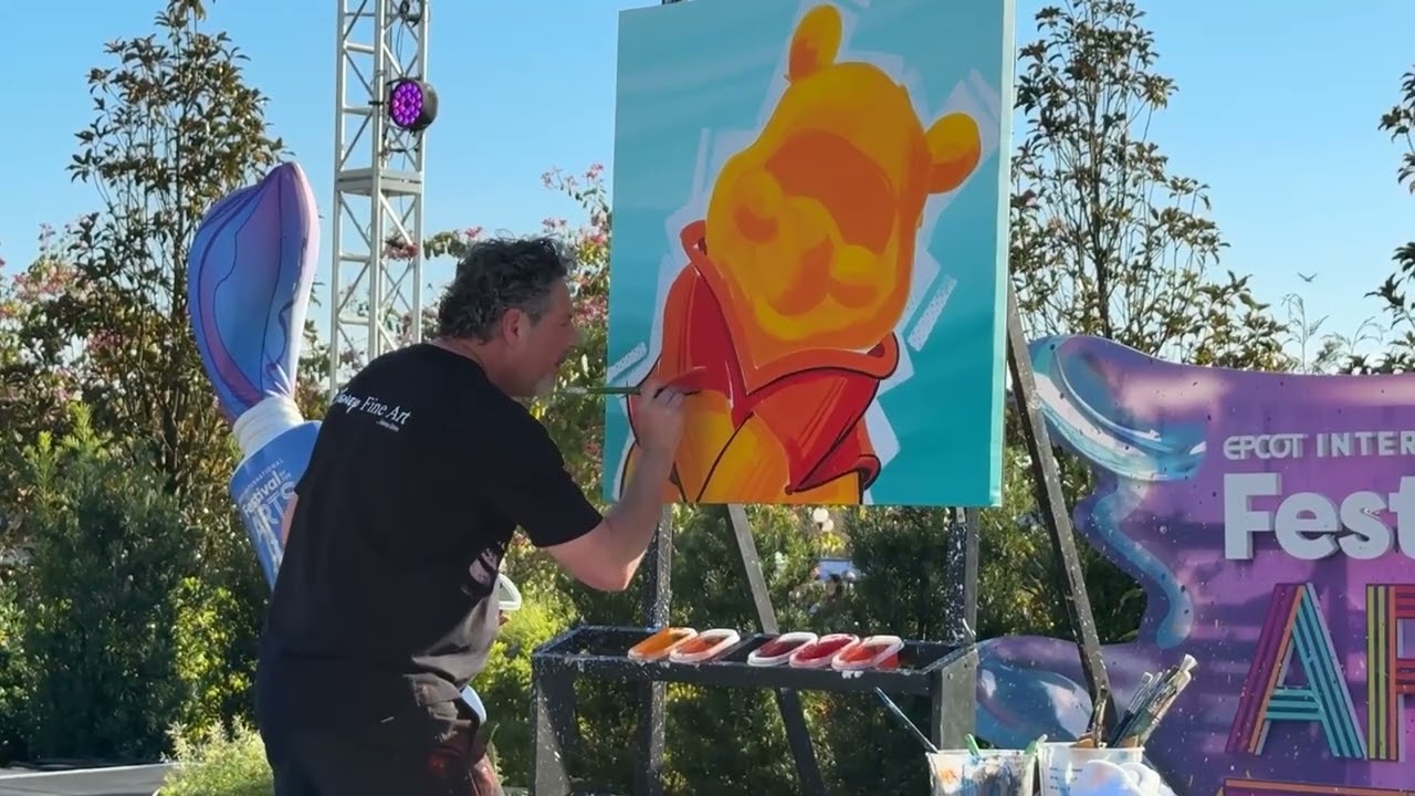 Pooh Bear by Trevor Carlton; Entire Show from  EPCOT Festival of the Arts, Jan 30, 2026