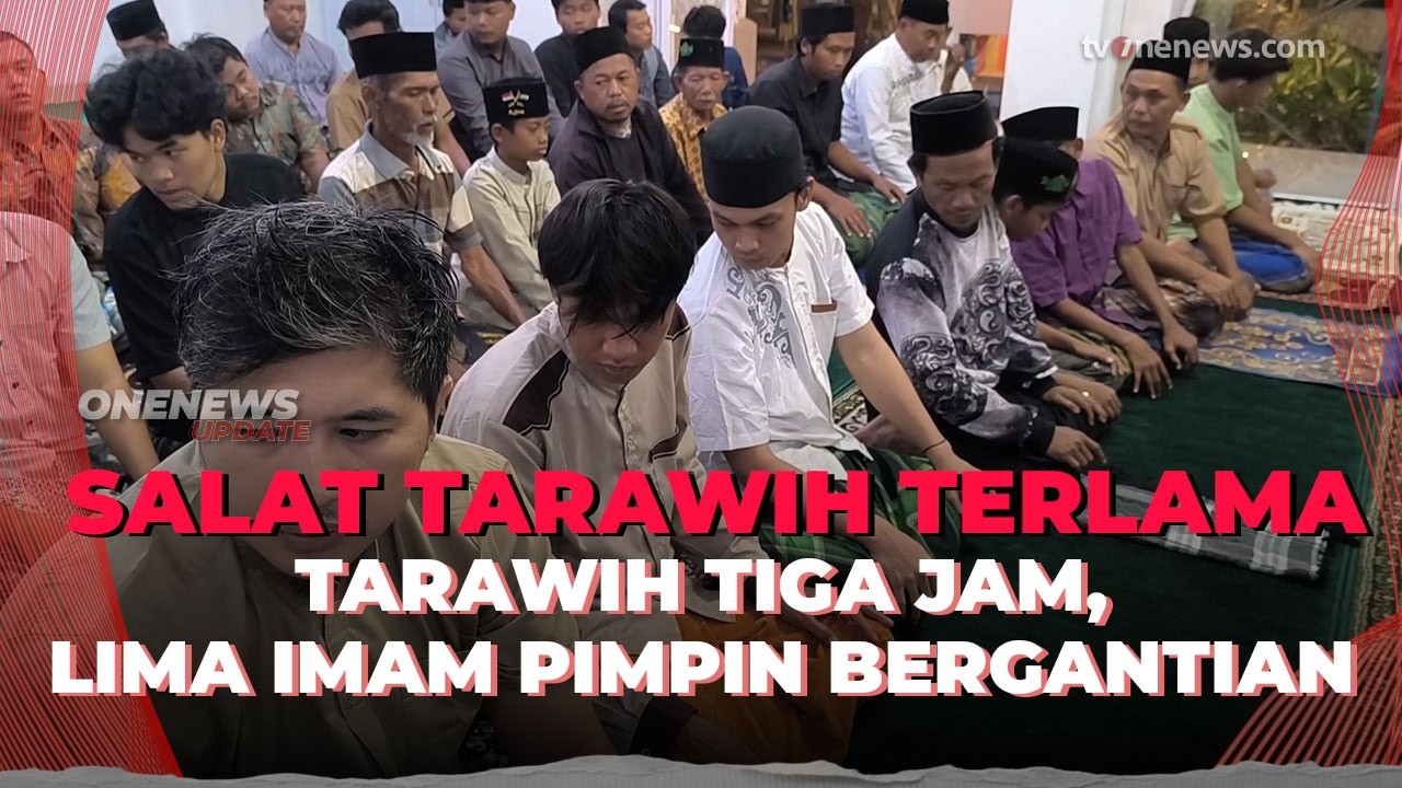 Jadi Tradisi Setiap Tahun, Warga Cirebon Gelar Tarawih Berdurasi Lebih dari 3 Jam | OneNews Update