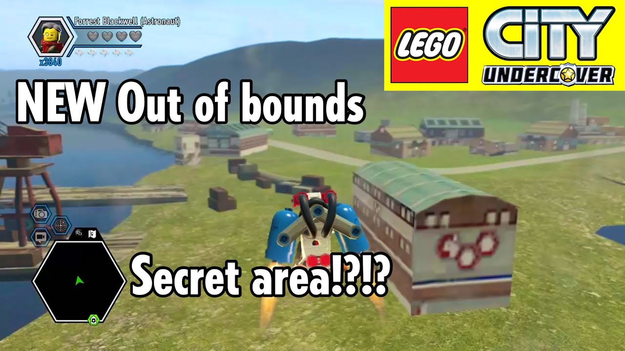LEGO City Undercover - NEW Helicopter Out Of Bounds Glitch On Remastered (Exploring a Secret City)