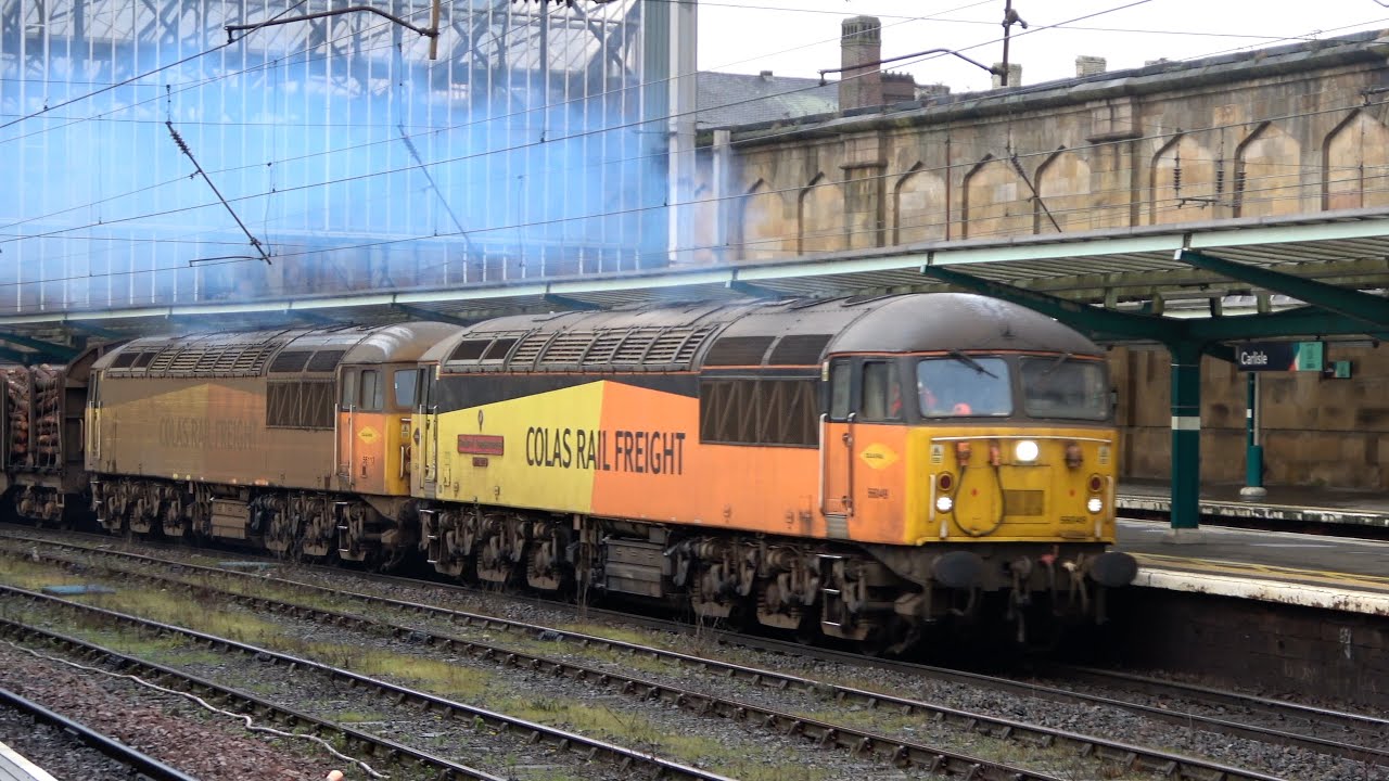 I Didn't Expect That on the Back of the Logs! Carlisle Train Mix. 03 Jan 24