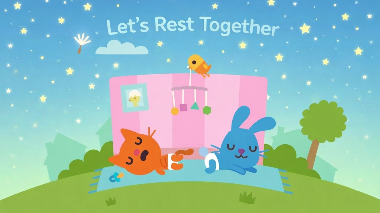 Let’s Rest Together  Calm Bedtime Time for Babies