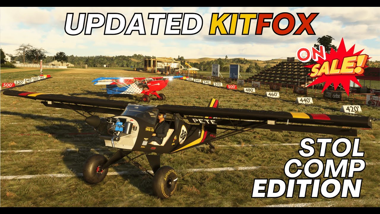 Updated Freedom Fox vs Competition Variant STOL Drag Race | Microsoft Flight Simulator 2020