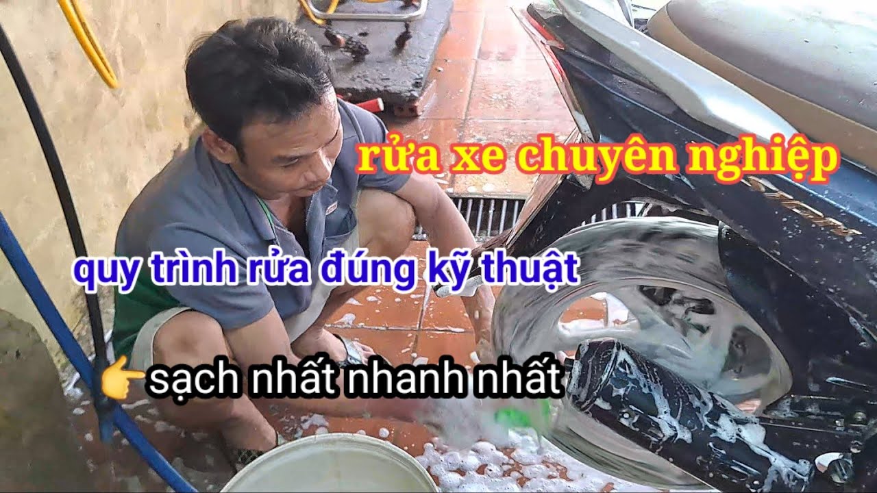 RỬA XE BỌT TUYẾT SIÊU SẠCH NGÀY 100 CHIẾC VŨ RX VLOG