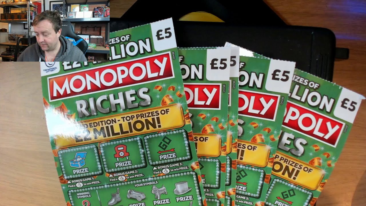 MONOPOLY RICHES! 💰 &pound;25 on SCRATCH CARDS (National Lottery)