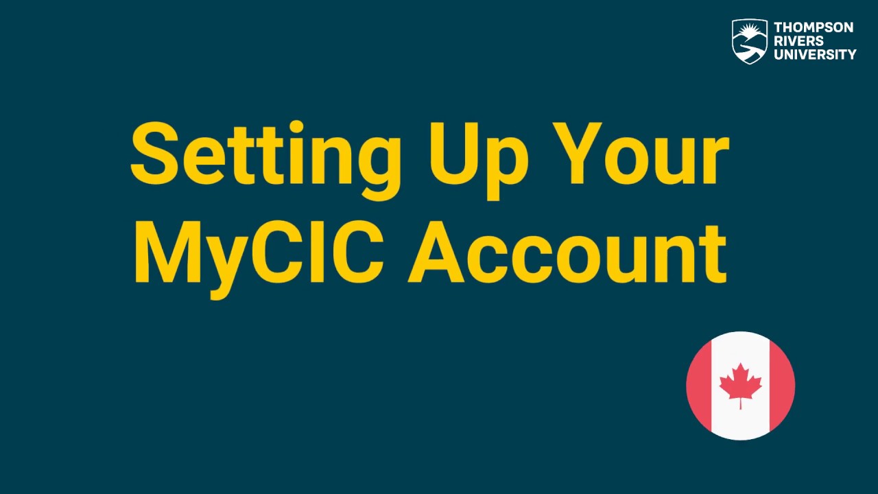 How to Set Up Your MyCIC Account