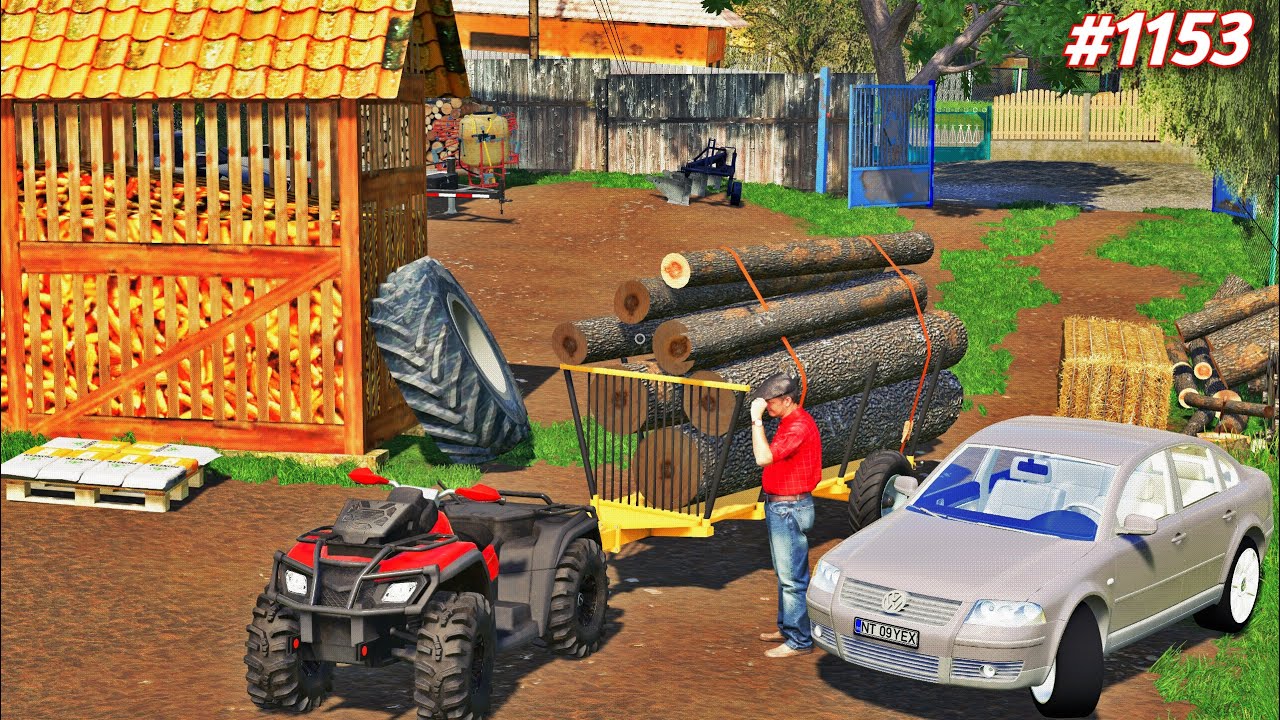Ролевая игра на Думешти ///Я ПОЛНОСТЬЮ ЗАГРУЖЕН НА КВАДРОЦИКЛЕ[1154]-Farming Simulator 19