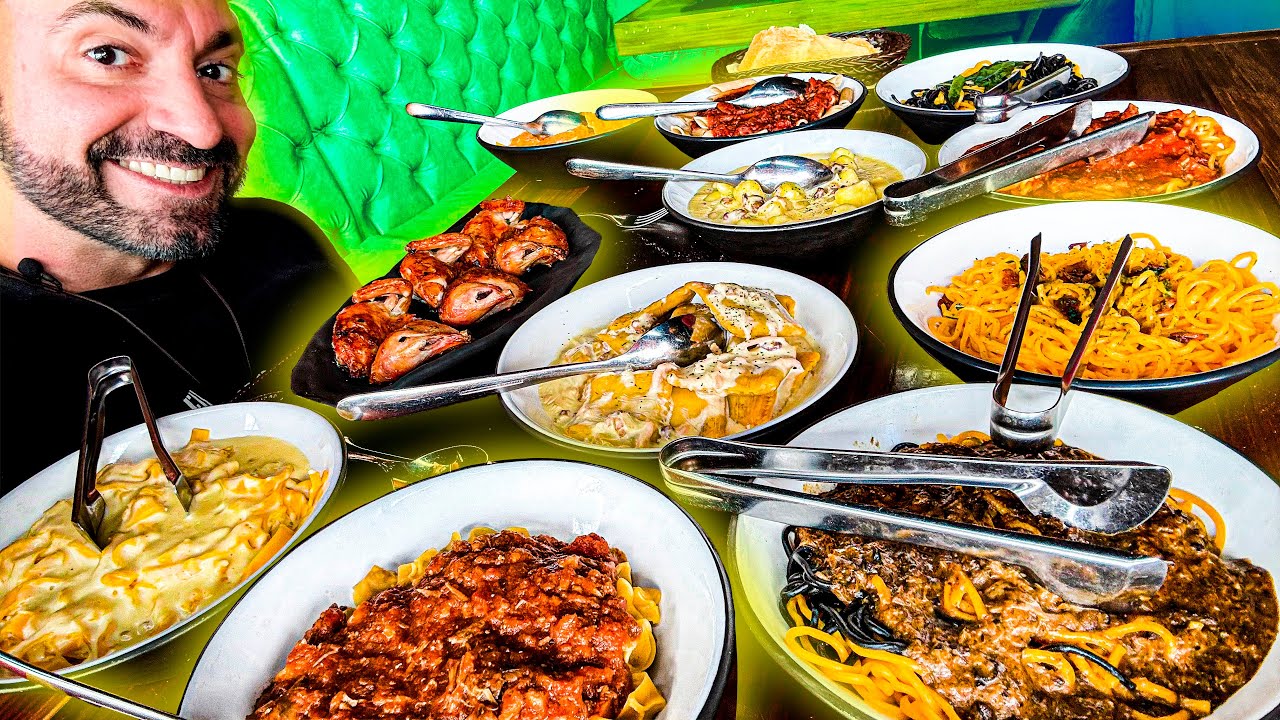 Quantos *QUILOS* de COMIDA ITALIANA? Com SOBREMESA!