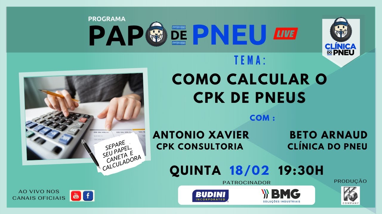 AULA #15: CALCULANDO O CPK DE PNEUS