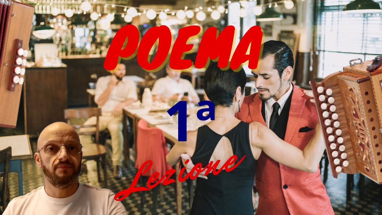 8 Bassi -  1a Lezione -  POEMA -  Tango -  Accordion  diatonic organetto -