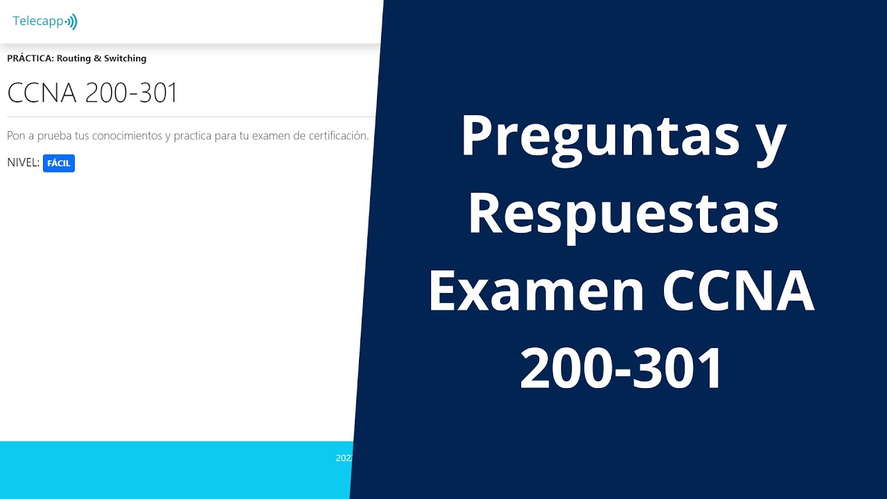 ✅Preguntas y Respuestas para Examen CCNA 200-301