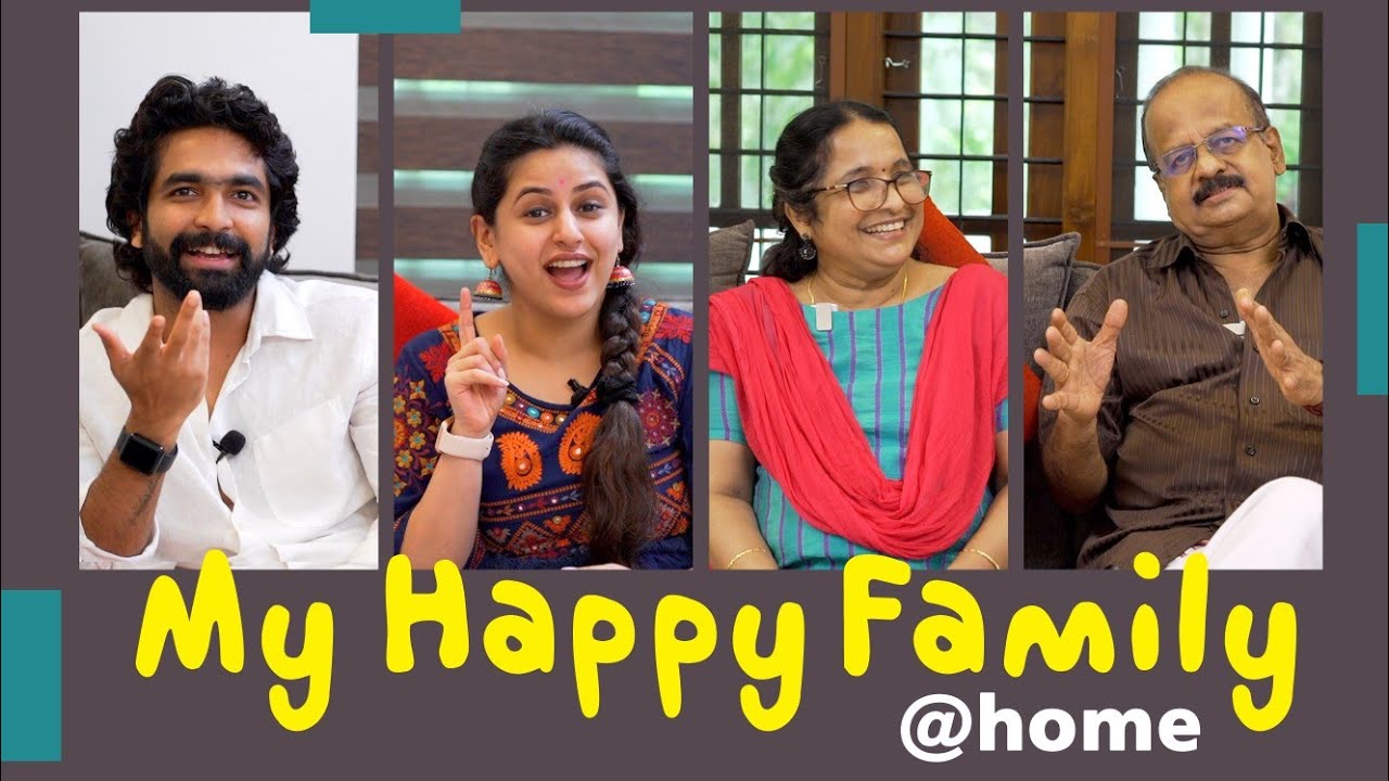 My happy family 🥰 Home | Siddharth Menon | Tanvi Palav