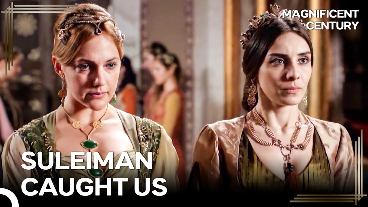 While Hurrem and Mahidevran Were Fighting, Suleiman Walked In | Magnificent Century