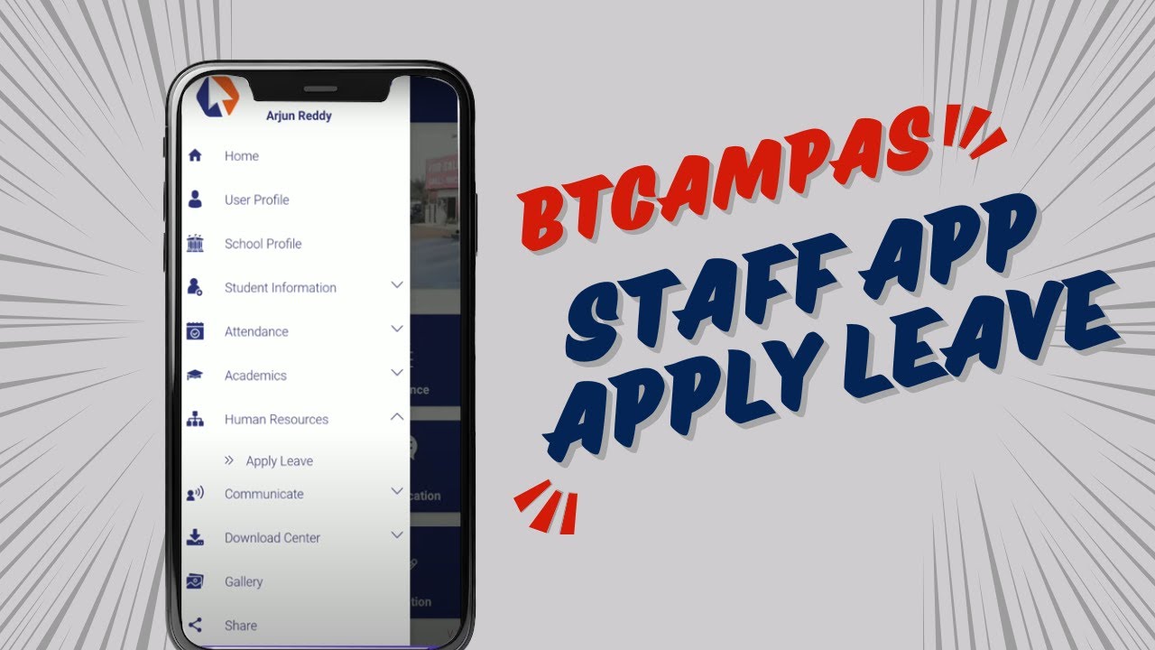 Staff App : Apply leave