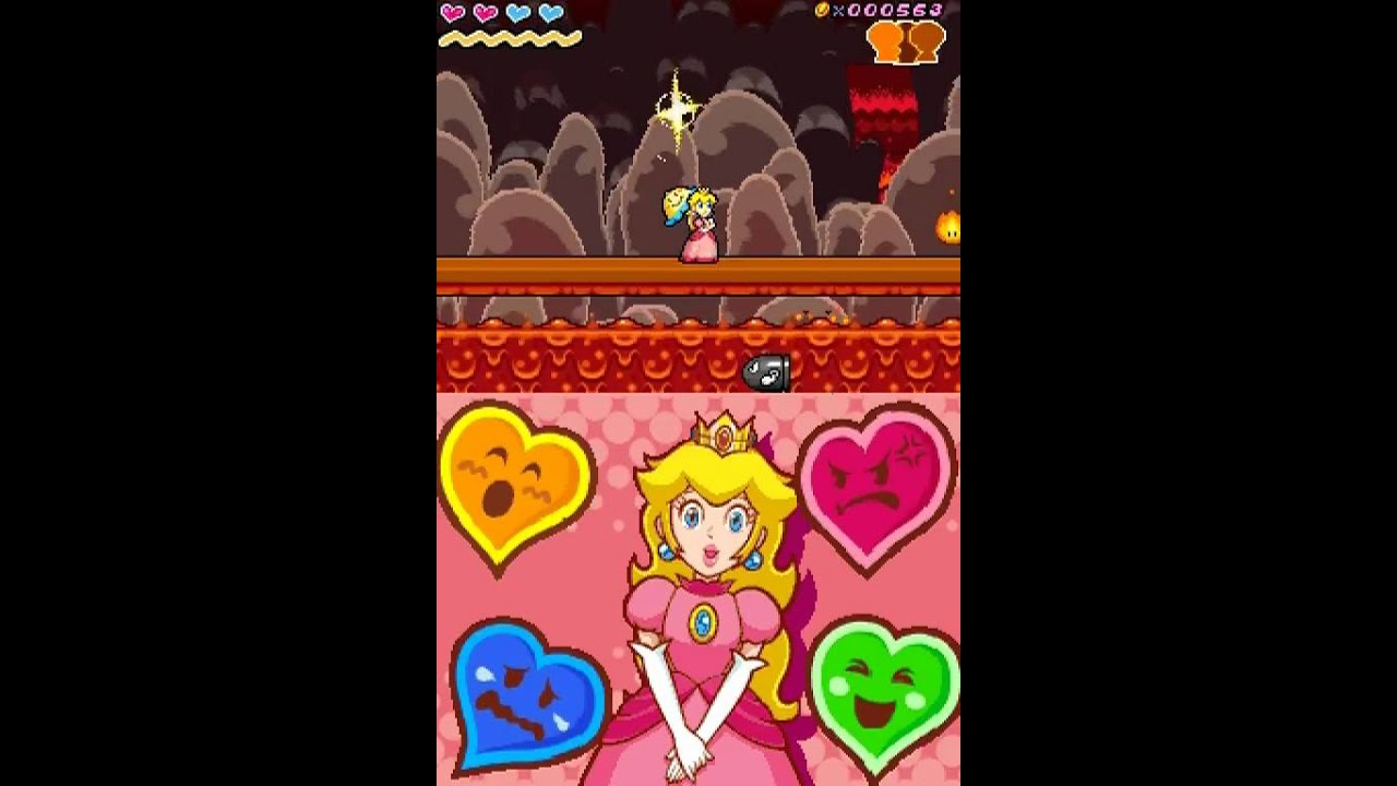 Super Princess Peach - World 4:  Fury Volcano