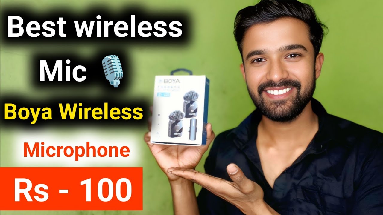 Boya wireless microphone | Boya wireless microphone review | Boya wireless microphone setup mobile