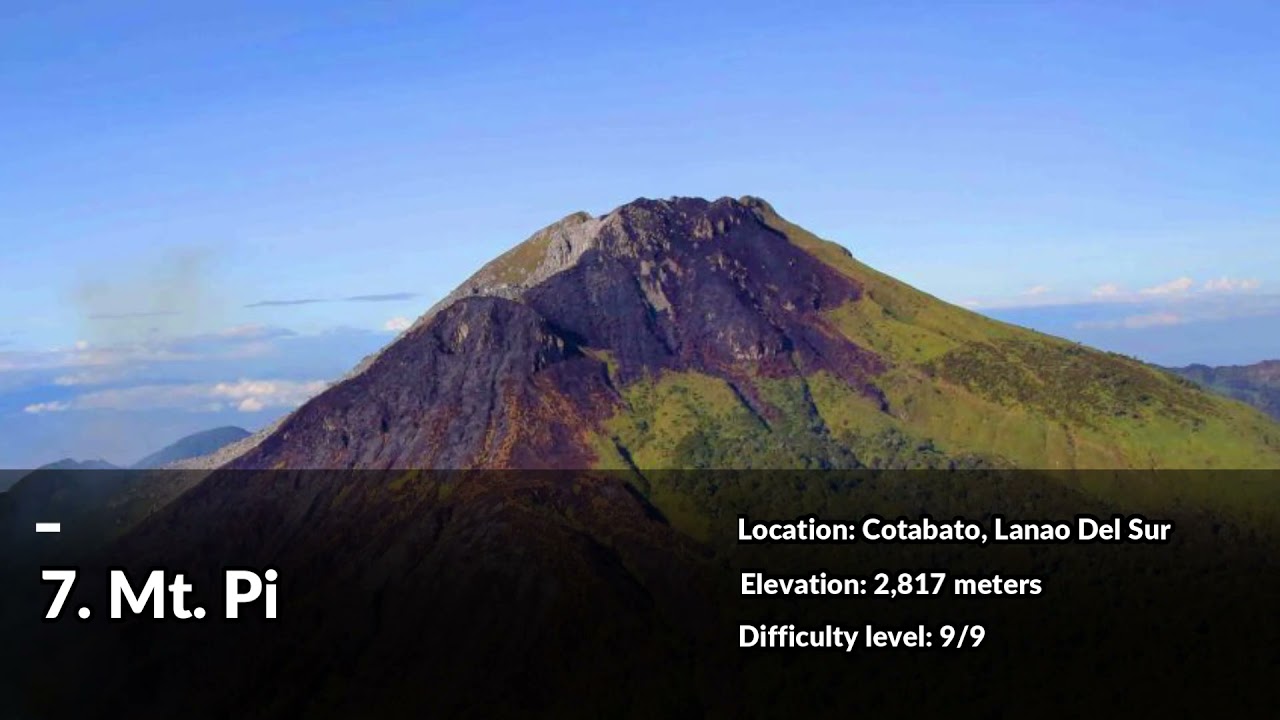 Top 10 Highest Mountains in the Philippines! #MOUNTAINS