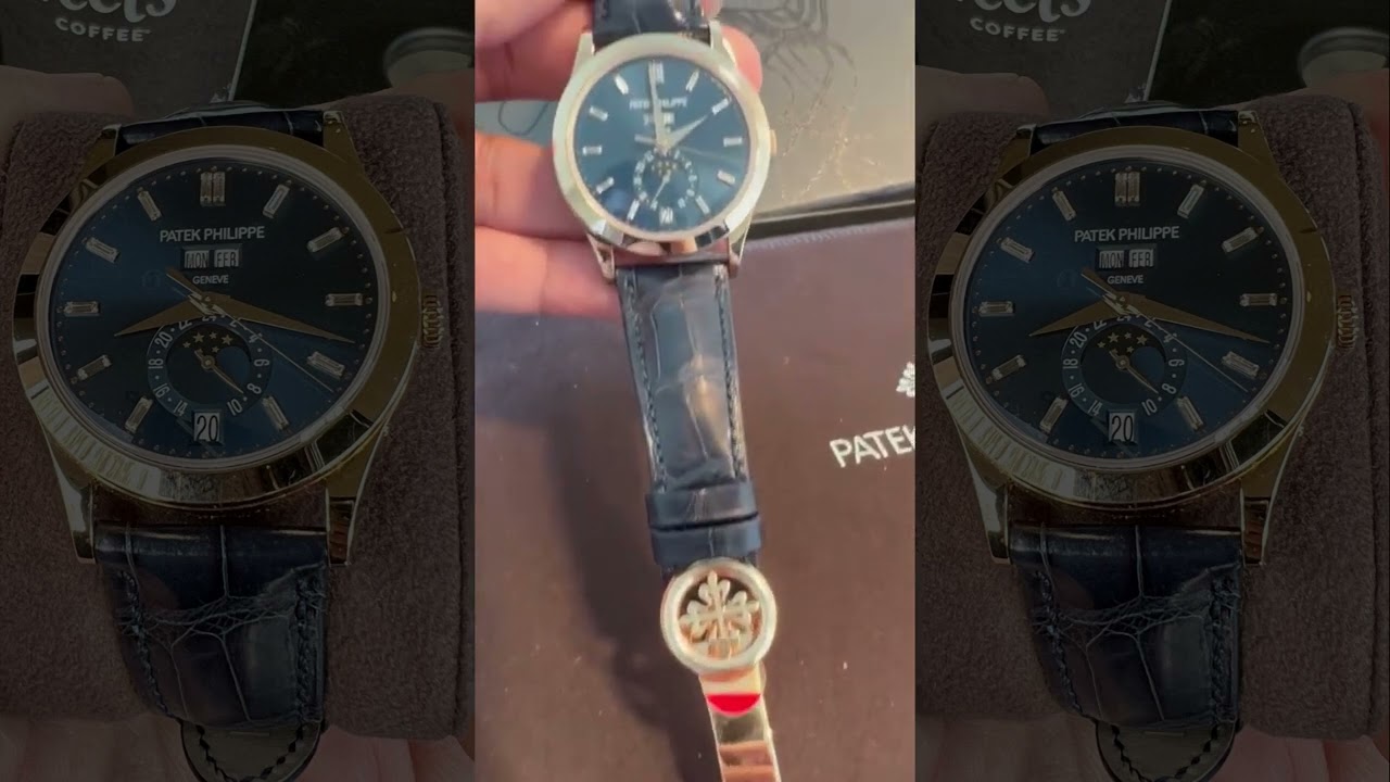 Patek Philippe Annual Calendar Moon Phase Blue (5396R-015)