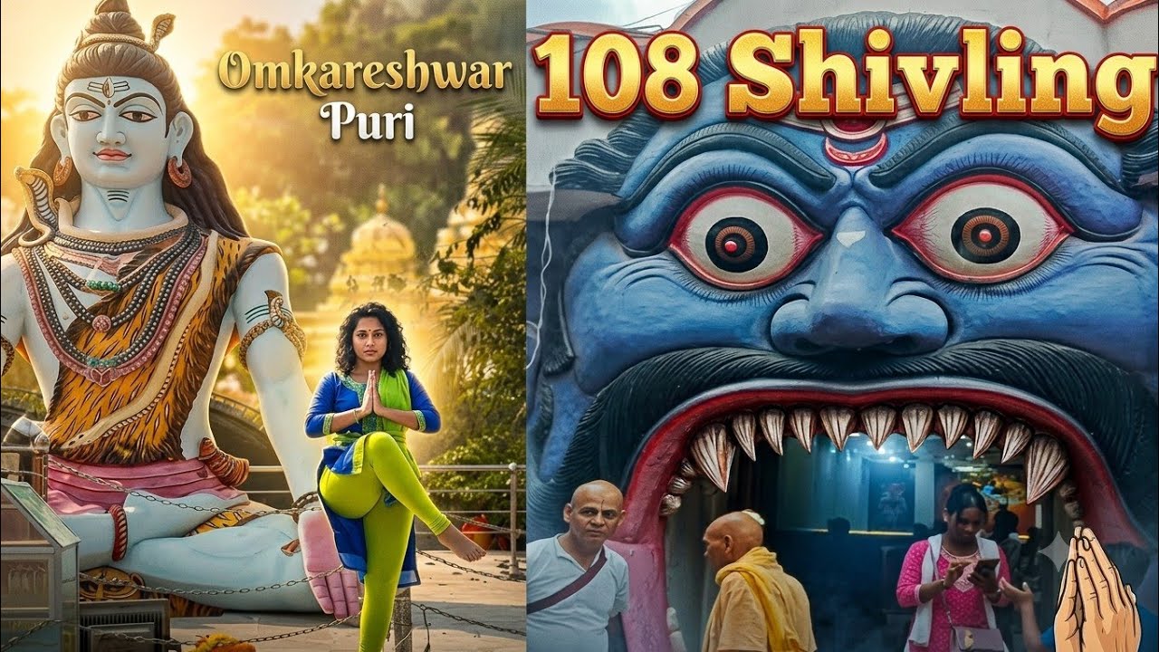 Shree Shree Omkareshwar Temple Puri l 108 Shivling Temple l Omkareshwar Mandir l Shiv Mandir l Vlog 
