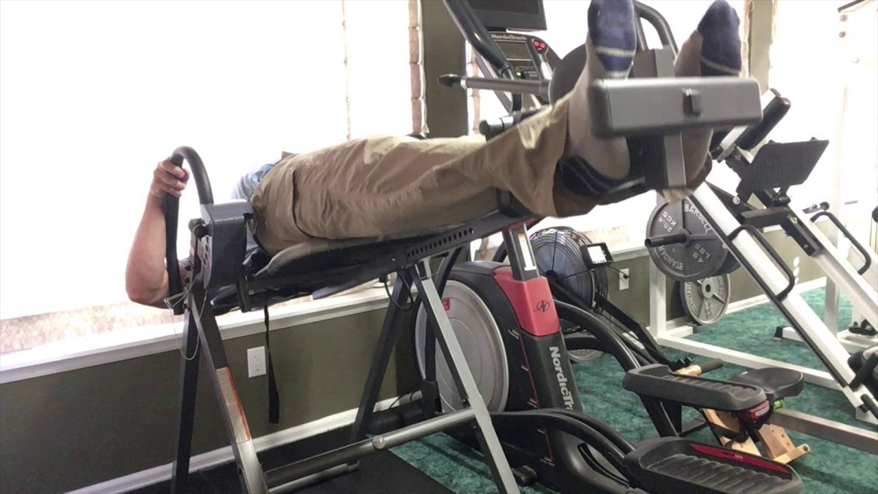 Innova ITX 9900 Inversion Table review.  It fixed my back in 5 seconds.