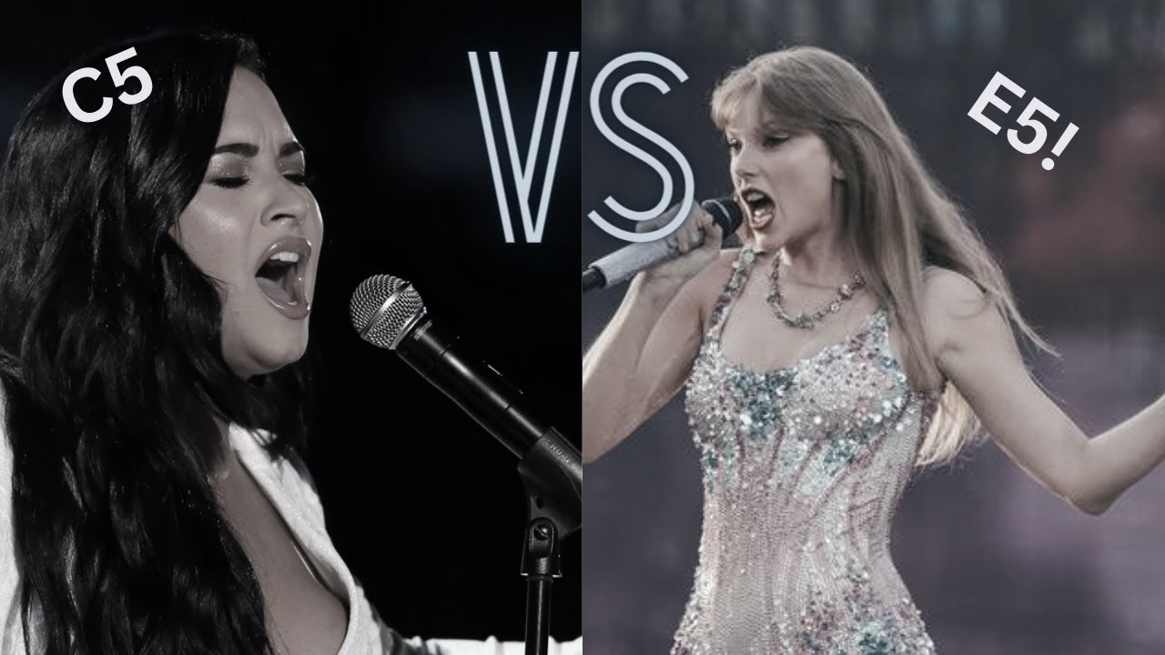 Demi Lovato VS Taylor Swift - Belting Battle (A4 - E5)