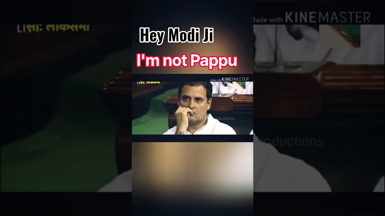 Rahul Gandhi aur Pappu😢