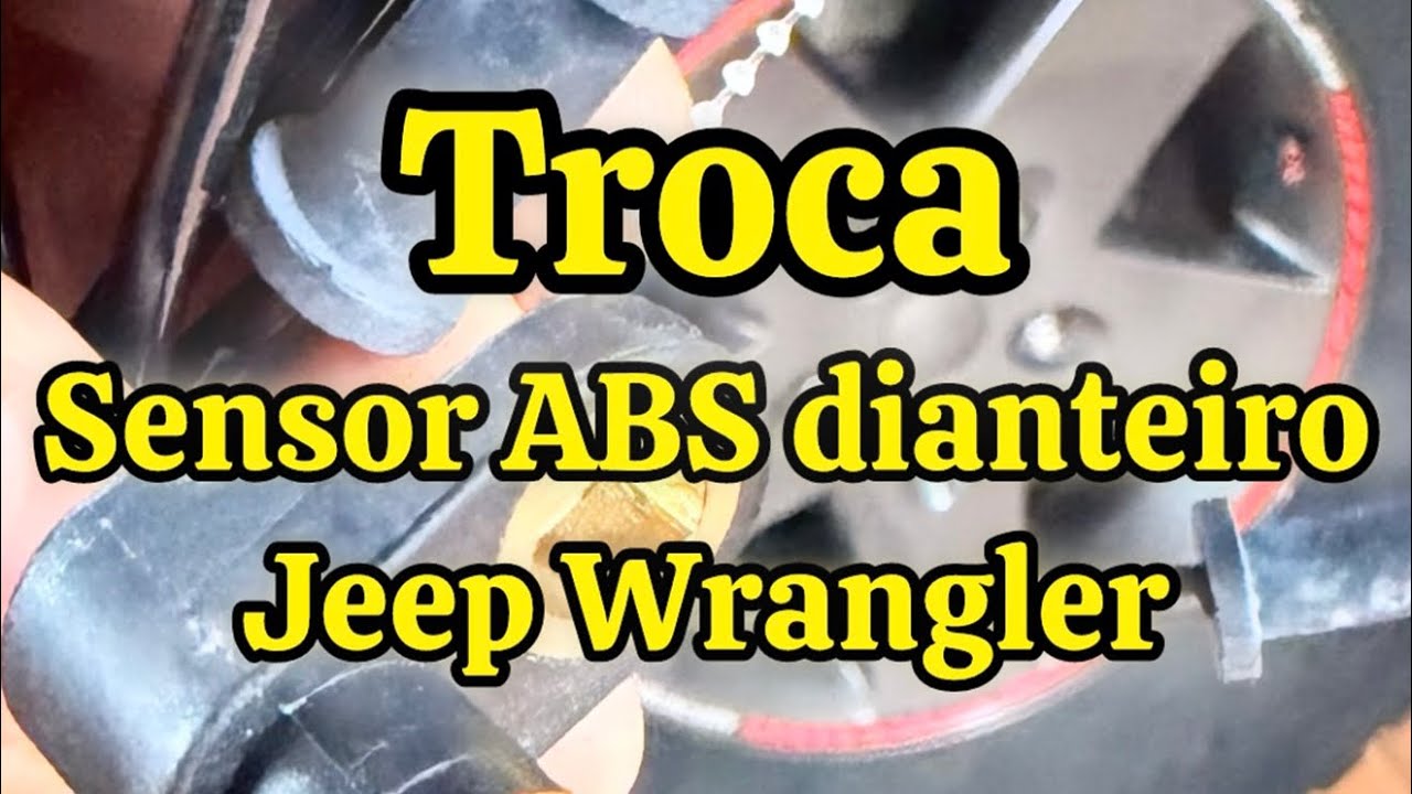 Trocando o sensor de ABS roda dianteira do Jeep Wrangler JKU. Faça Você!!