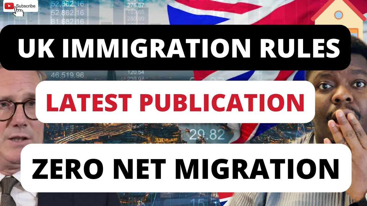 ZERO NET MIGRATION IN THE UK BEFORE THE END OF 2026 | UK VISAs & IMMIGRATION POLICIES!!