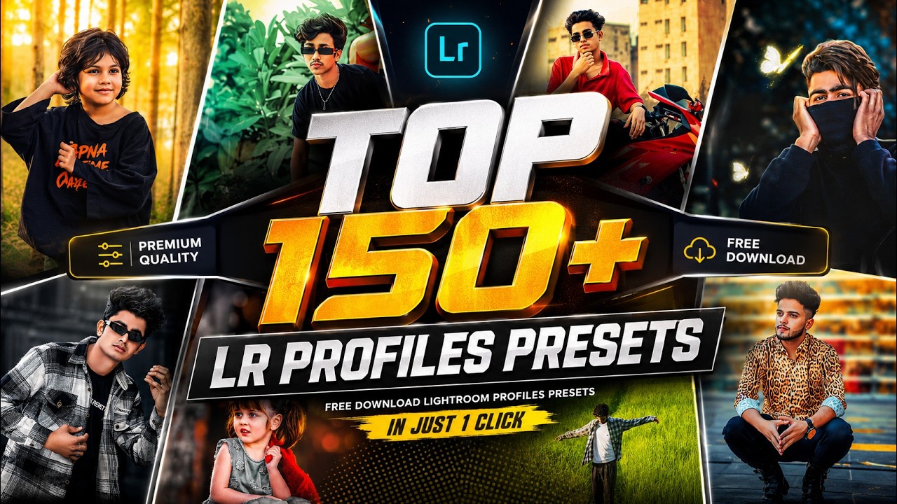 Top 150+ Lightroom Presets (PROFILES) | Adobe Lightroom Presets | 2026 Best Lightroom xmp presets