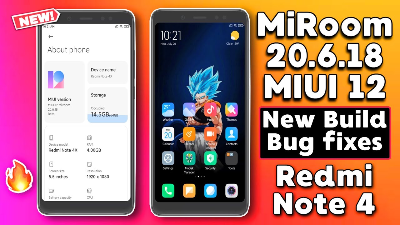 MiRoom v20.6.18 New Build for Mido | MIUI 12 Android 9 Redmi Note 4🔥
