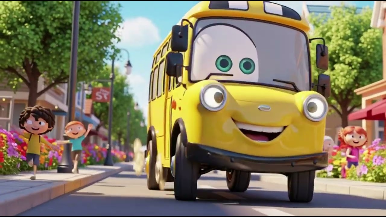 Wheels on the Bus Bring the Honey Bears | Nursery Rhymes & Kids Songs | Baby Tunes