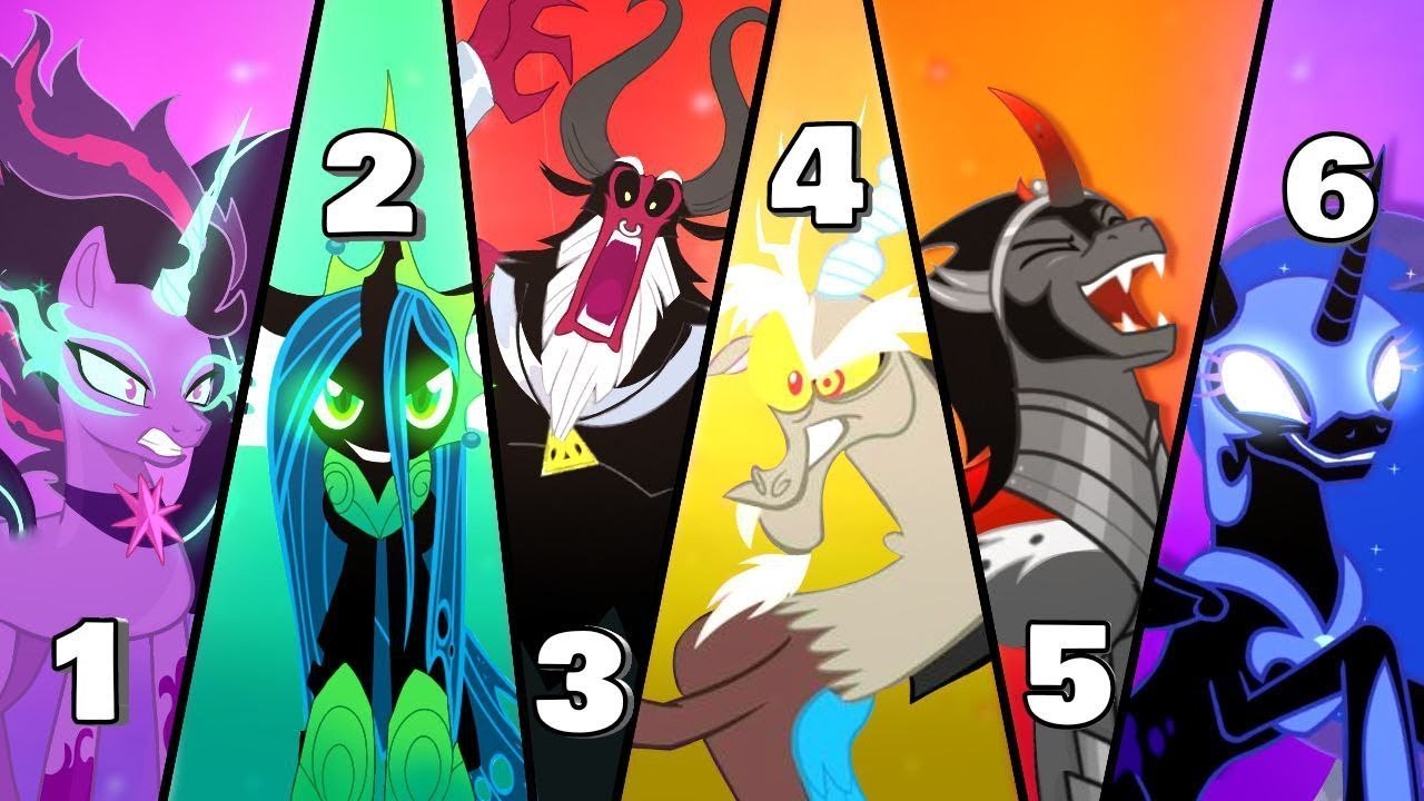 RANKING EVERY MY LITTLE PONY VILLAIN (from weakest to strongest)