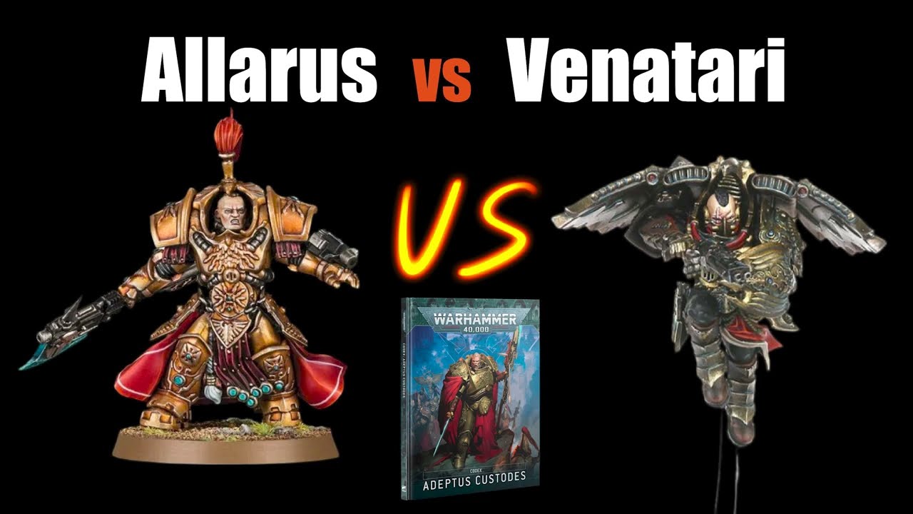 Adeptus Custodes Units - Allarus vs Venatari Custodians Comparison